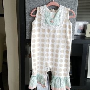 Romper Ricrac and ruffles
